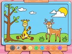 Xogo Coloring Book: Giraffe And Deer
