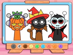 Xogo Coloring Book: Incredibox Sprunki Halloween