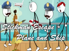 Xogo Stickman Escape - Plane and Ship