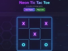 Xogo Neon Tic-Tac-Toe