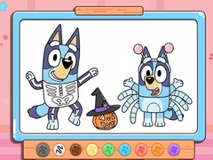 Xogo Coloring Book: Bluey Halloween Costume