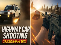 Xogo Highway Car Shooting 3D Action Game 2025