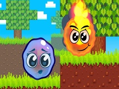 Xogo Fire Ball and Water Ball: Parkour Love Balls