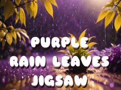 Xogo Purple Rain Leaves Jigsaw