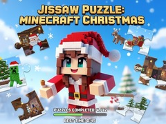 Xogo Jigsaw Puzzle: Minecraft Christmas