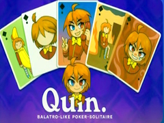 Xogo Quin. Balatro-like poker-solitaire