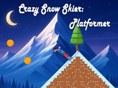Xogo Crazy Snow Skier: Platformer