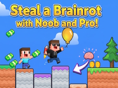 Xogo Steal a Brainrot with Noob and Pro!