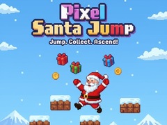 Xogo Pixel Santa Jump