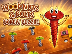 Xogo Wood Nuts and Bolts Screw Puzzle