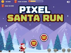 Xogo Pixel Santa Run