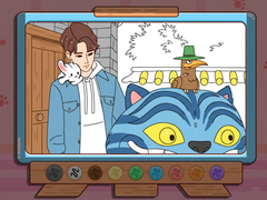 Xogo Coloring Book: Kpop Jinu & Blue Tiger