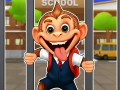 Xogo Jigsaw Puzzle: Monkey Student School Prank