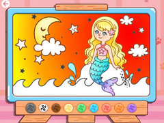 Xogo Coloring Book: Moonlight Mermaid