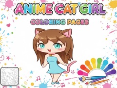 Xogo Anime Cat Girl Coloring Pages