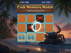 Xogo Crab Memory Match