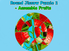 Xogo Round jigsaw Puzzle 2 - Assemble Fruits