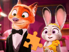 Xogo Jigsaw Puzzle: Zootopia Kiss The Ring