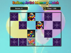 Xogo Balloon Artist Memory Match