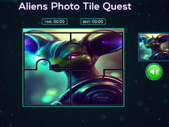 Xogo Aliens Photo Tile Quest