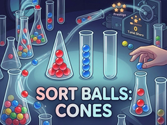 Xogo Sort Balls: Cones