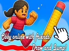 Xogo Obby online with friends: Draw and Jump!