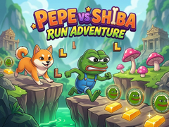 Xogo Pepe vs Shiba Run Adventure