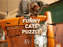 Xogo Funny Cats Puzzle