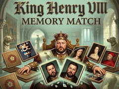 Xogo King Henry VIII Memory Match