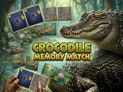 Xogo Crocodile Memory Match