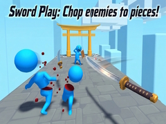 Xogo Sword Play: Chop enemies to pieces!