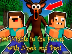 Xogo 99 Nights in the Forest with Noob and Pro!
