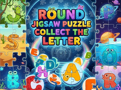 Xogo Round Jigsaw Puzzle - Collect the Letter
