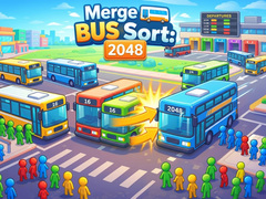 Xogo Merge Bus Sort: 2048