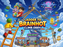Xogo Ladder to Brainhot: Climb Obby