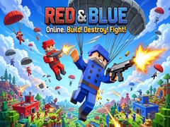 Xogo Red & Blue: Online. Build! Destroy! Fight!