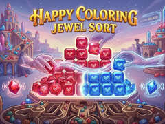 Xogo Happy Coloring Jewel Sort
