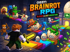 Xogo Obby: Brainrot RPG Slasher & Loot Adventure