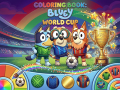 Xogo Coloring Book: Bluey World Cup