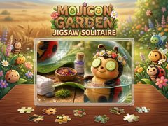 Xogo Mojicon Garden Jigsaw Solitaire!