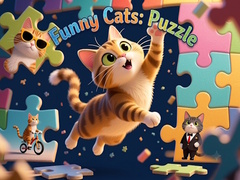 Xogo Funny Cats: Puzzle