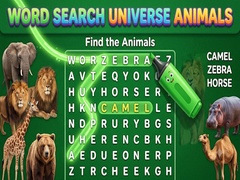 Xogo Word Search Universe Animals
