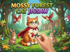 Xogo Mossy Forest Cat Jigsaw