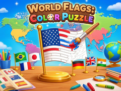 Xogo World Flags: Color Puzzle