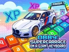 Xogo Obby: Supercar Race on a Giant Keyboard