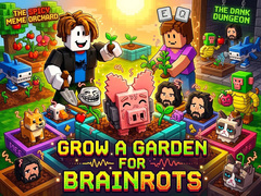 Xogo Grow a garden for Brainrots
