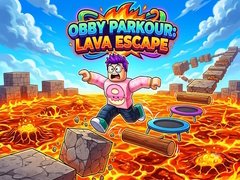 Xogo Obby Parkour: Lava Escape