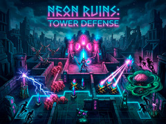 Xogo Neon Ruins: Tower Defense
