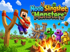 Xogo Noob Slingshot: Monsters
