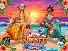 Xogo Besties Sunset Scooter Rider